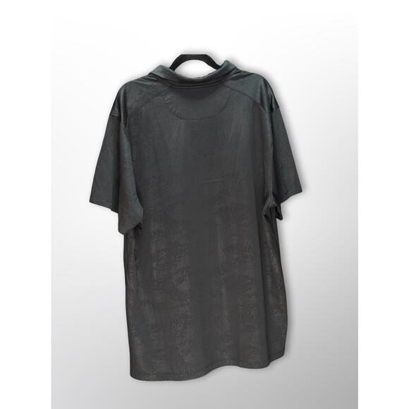 Men's XXL Black Nike Dri-FIT Short Sleeve Polo - Picture 2 of 2